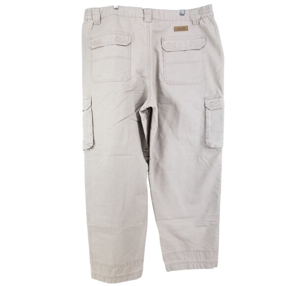 Cabelas Mens 42x30 Cargo Pants Tan High-Rise Full-Length Durable Casual Style - Picture 2 of 11